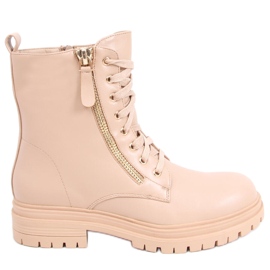 Lace-up boots from Dontre Nude beige