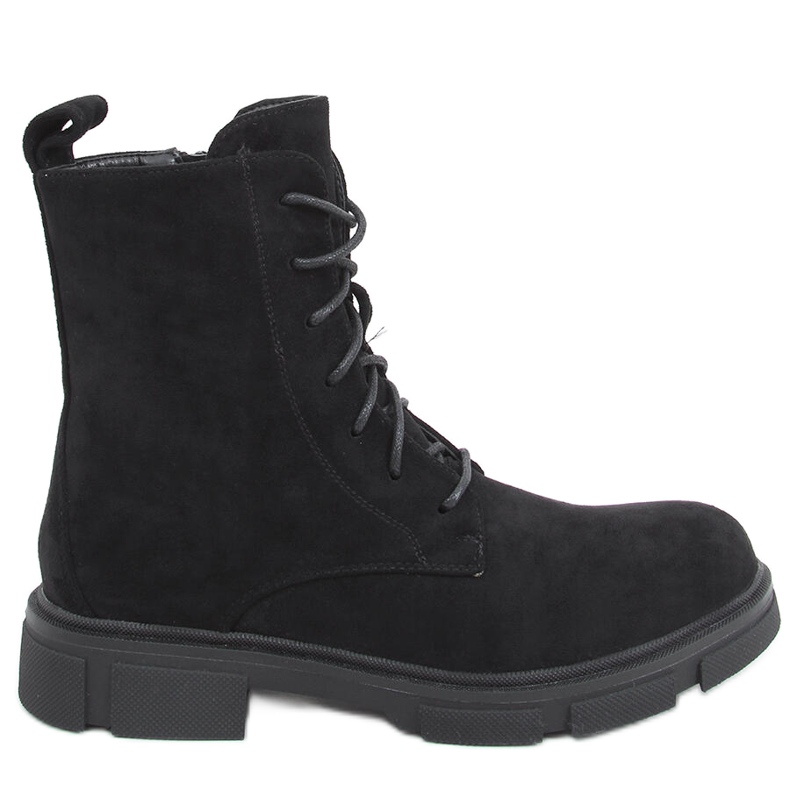 Zoe Black lace-up workers