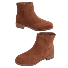 Verbe Camel suede women's Chelsea boots brown