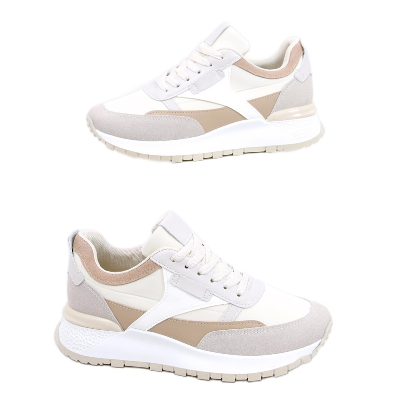 PA1 Nimue Khaki trainers beige