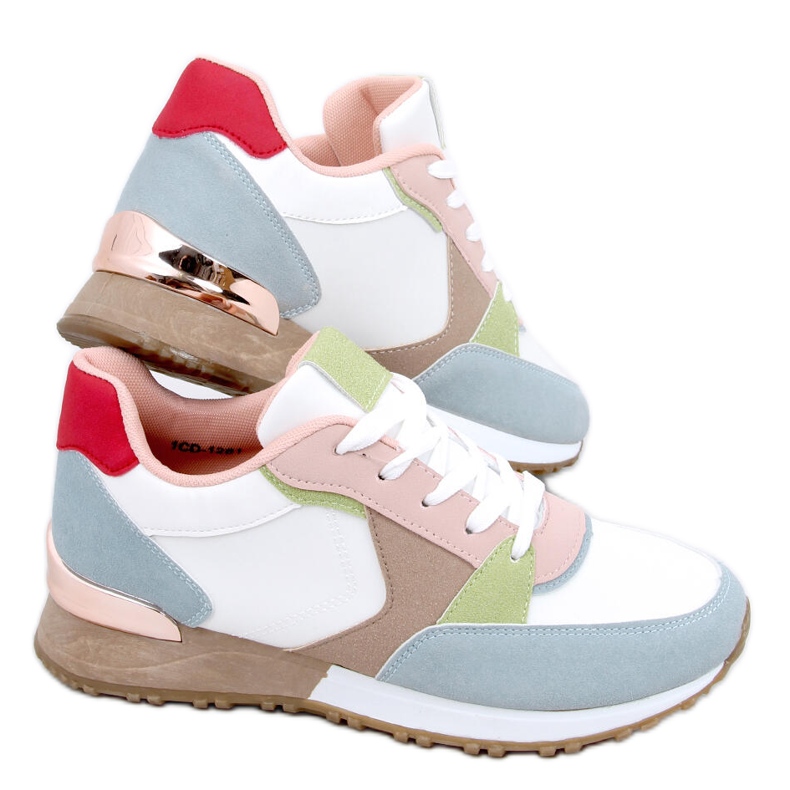PA1 Nell Blue women's sneakers white
