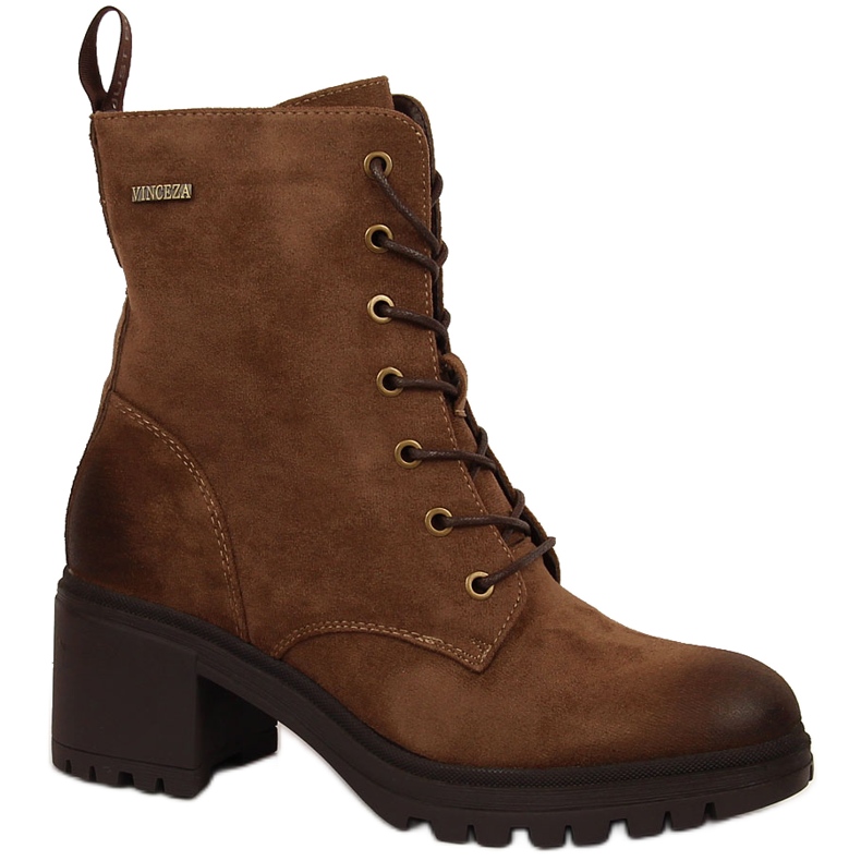 Brown Vinceza suede boots on the post Brown Vinceza suede boots on the post