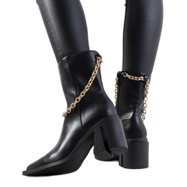 Massa black cowboy boots Massa black cowboy boots