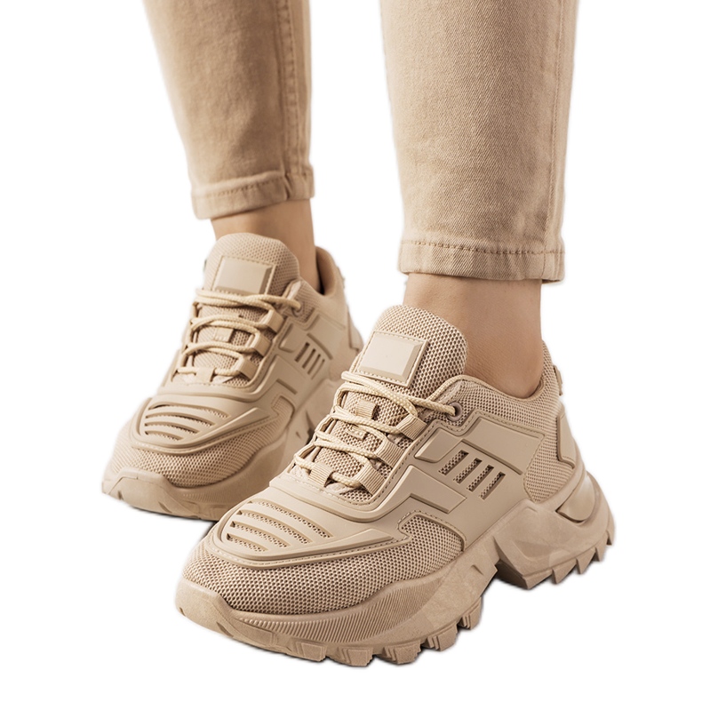 Fowles brown sneakers beige