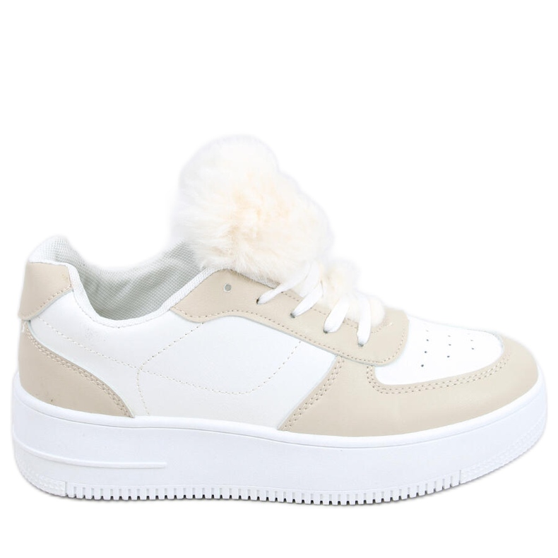 PA1 Lilith Beige women's sneakers white