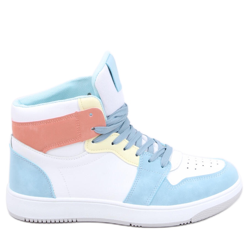 PA1 Dorcas Blue ankle-high sneakers white multicolored
