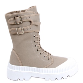 PA1 Pym Khaki ankle sneakers beige PA1 Pym Khaki ankle sneakers beige