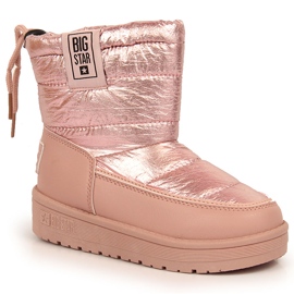 Girls' pink metallic snow boots Big Star KK374219