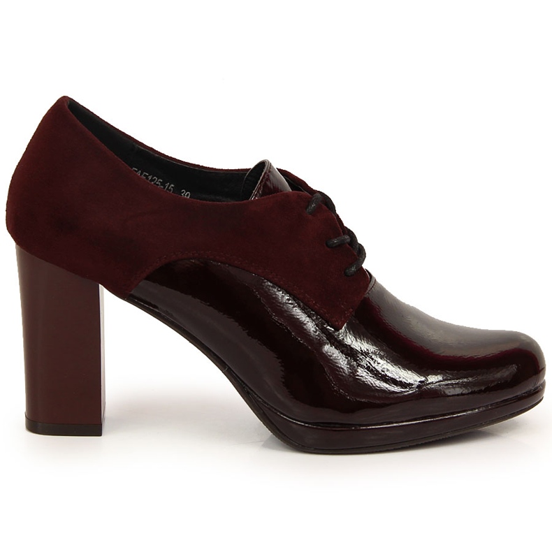 Women's jazz shoes on a maroon Jezzi post red multicolored