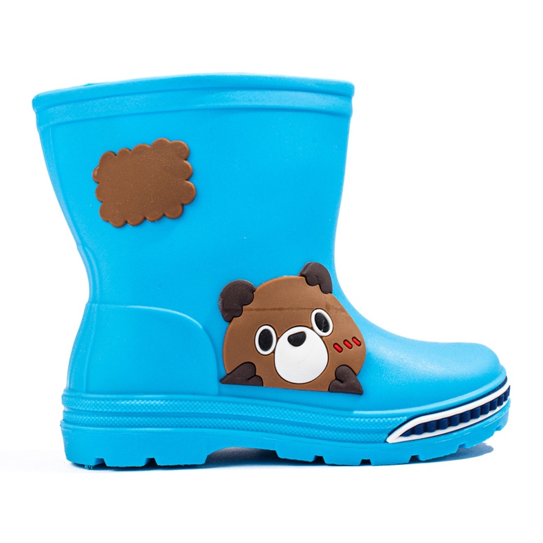 Shelovet low boots for boys, light blue