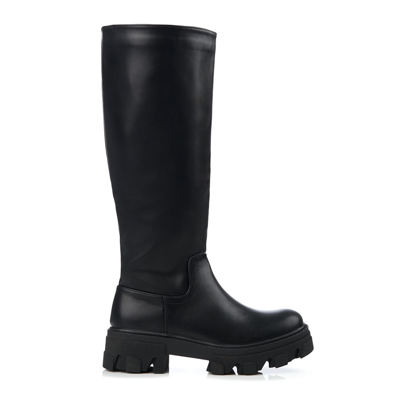 Classic women's boots on the Shelovet platform black
