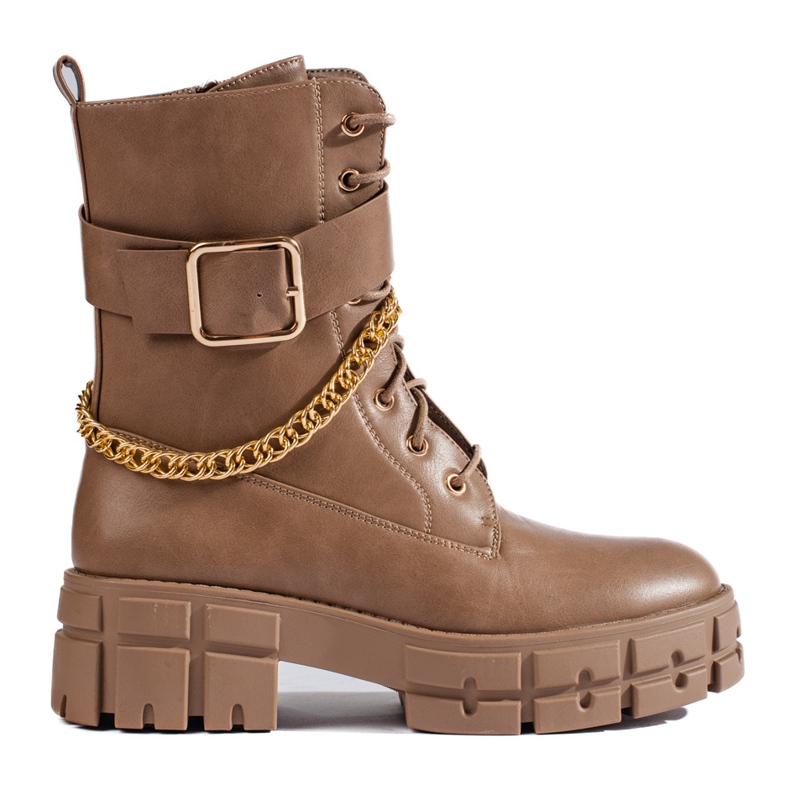Beige Shelovet women's workers with a thick sole Beige Shelovet women's workers with a thick sole