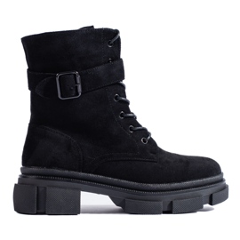 Black women's bags on a thick Shelovet sole