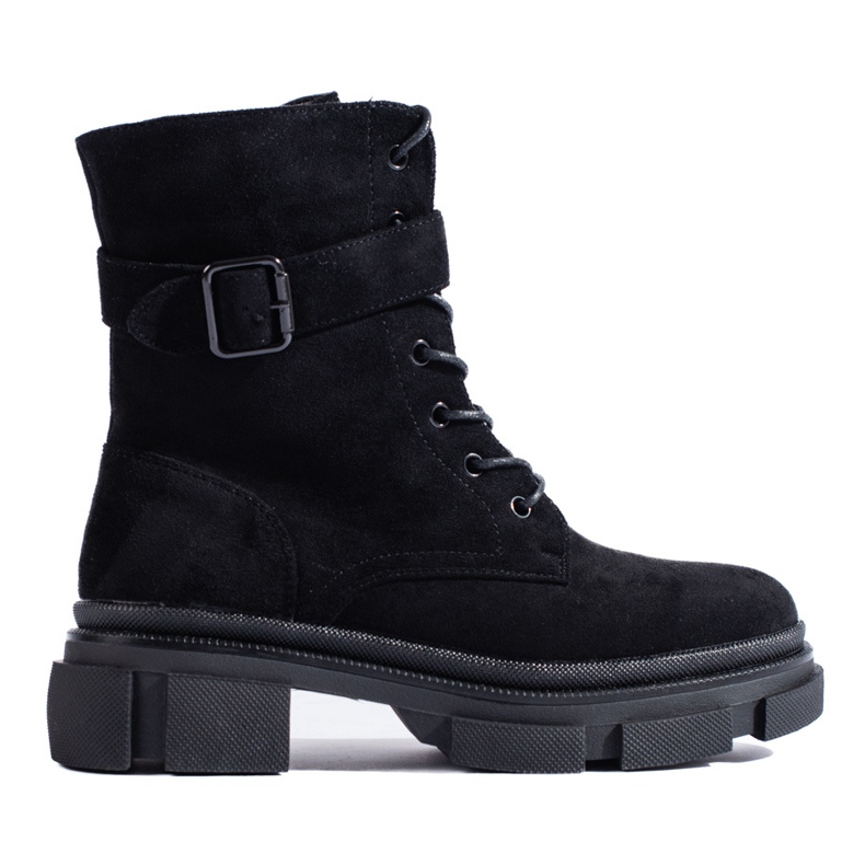 Black women's bags on a thick Shelovet sole