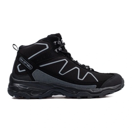 High lace-up men's trekking shoes DK black High lace-up men's trekking shoes DK black