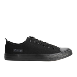 Men's black sneakers Big Star KK174007