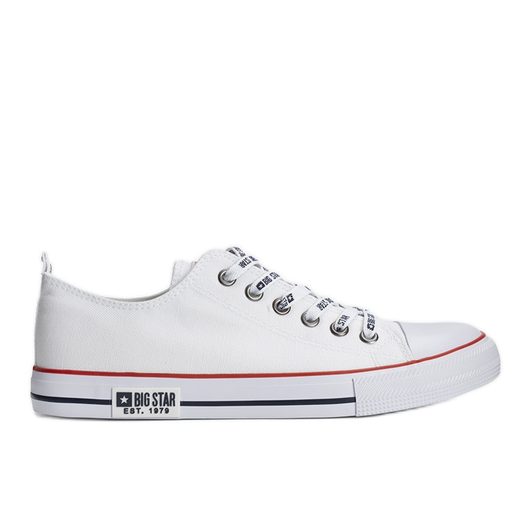 Men's white sneakers Big Star KK174048