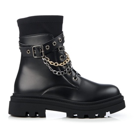 Women's Workers with Shelovet chains black Women's Workers with Shelovet chains black