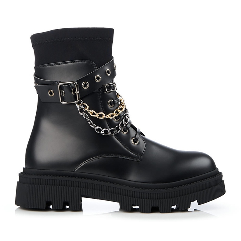 Women's Workers with Shelovet chains black