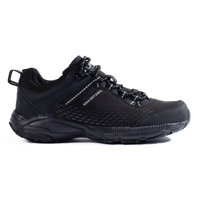 Women's trekking shoes on a thick DK black sole