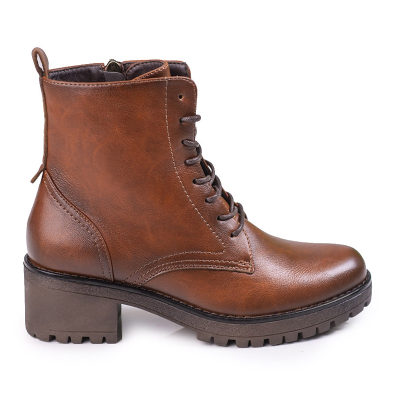 Classic lace-up boots Shelovet brown