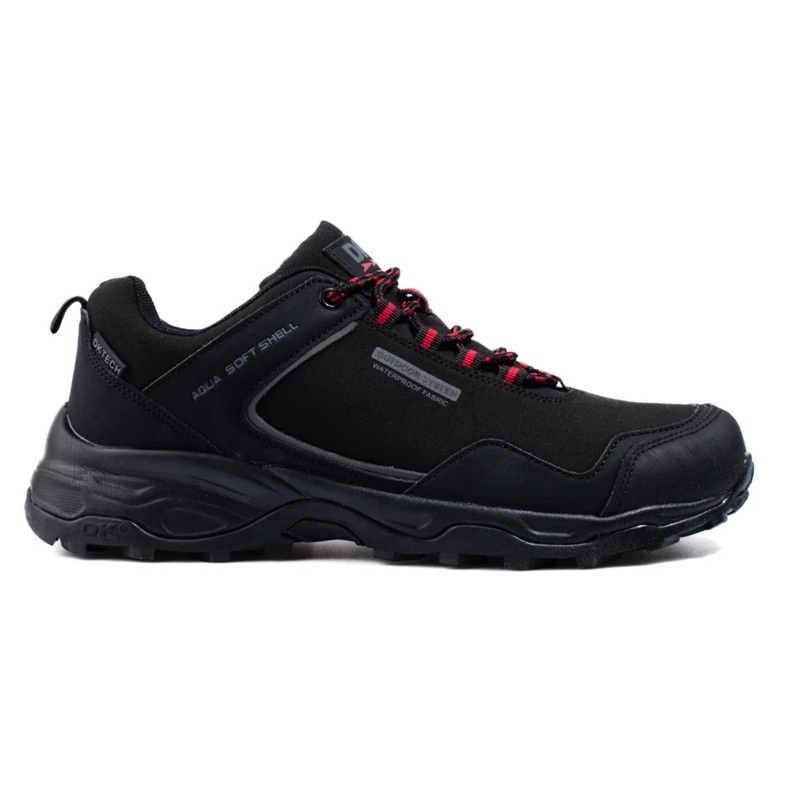 Comfortable men's trekking shoes DK black