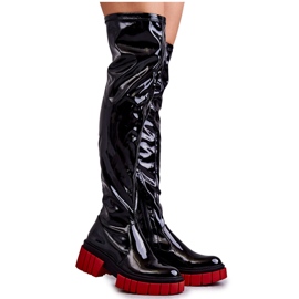 PS1 Patent Women's Boots Black Callen