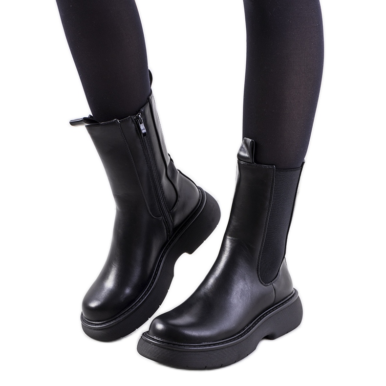 Black boots from Willsden boots