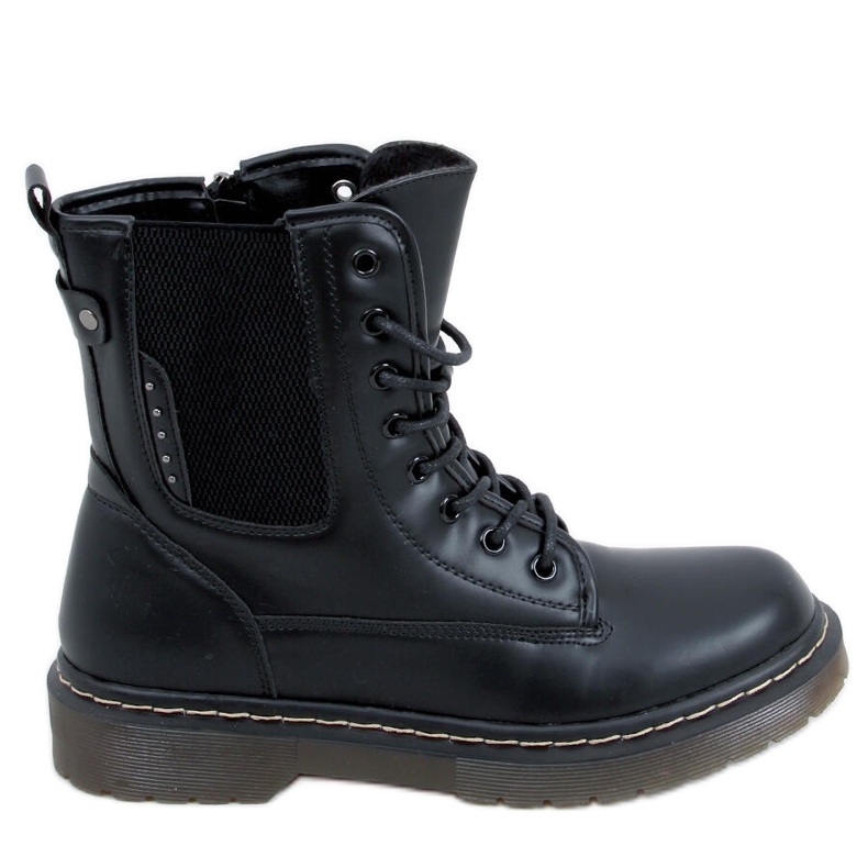 Hirst Black Matt martensiaki boots
