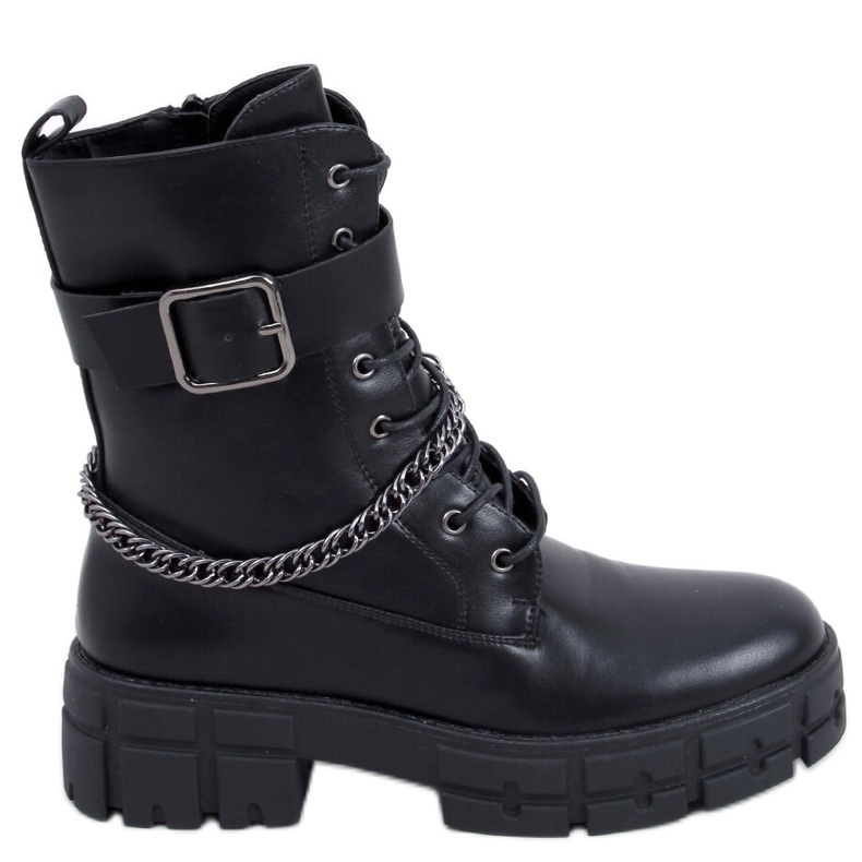 Military Maude Black boots