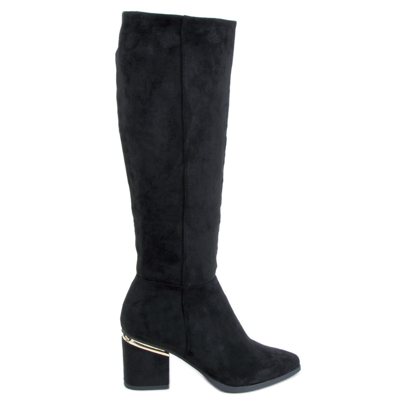 Heather Black high heel boots Heather Black high heel boots