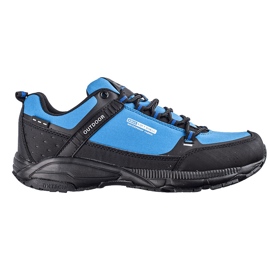 Men's trekking shoes DK blue black Men's trekking shoes DK blue black