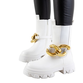 White Croydon boots White Croydon boots