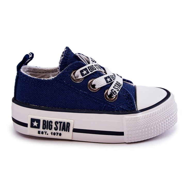 Children's Material Sneakers Big Star KK374050 Navy Blue Children's Material Sneakers Big Star KK374050 Navy Blue