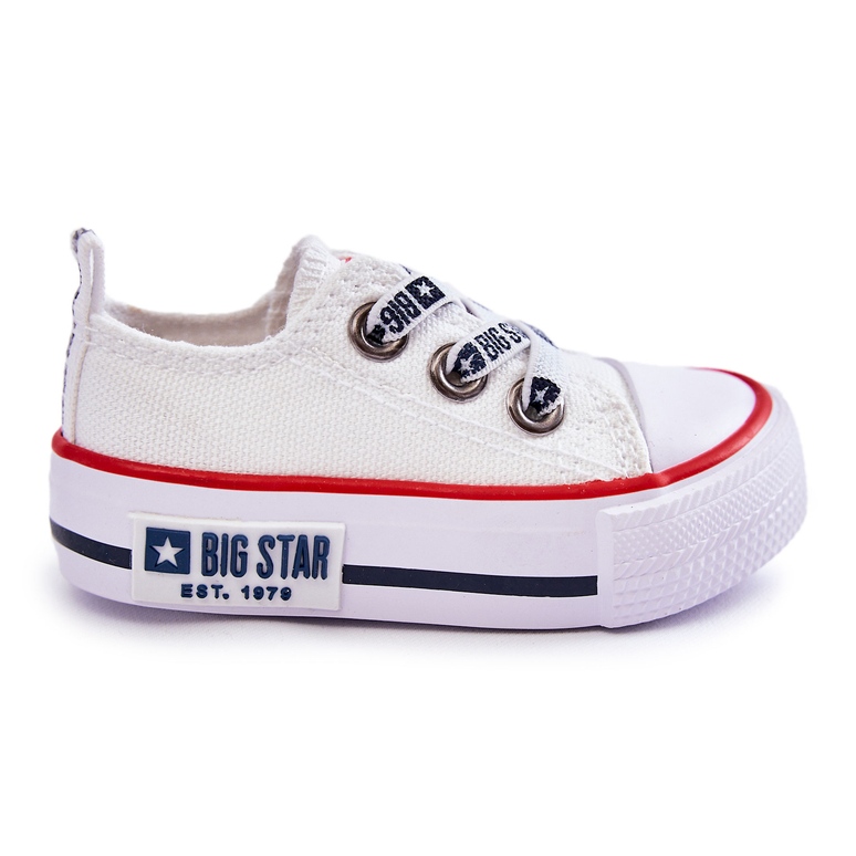 Children's Material Sneakers Big Star KK374048 White
