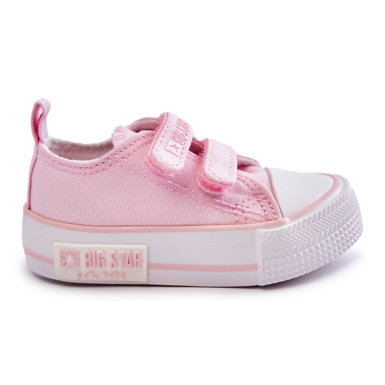 Children's Cloth Sneakers With Velcro Big Star KK374077 Pink Children's Cloth Sneakers With Velcro Big Star KK374077 Pink