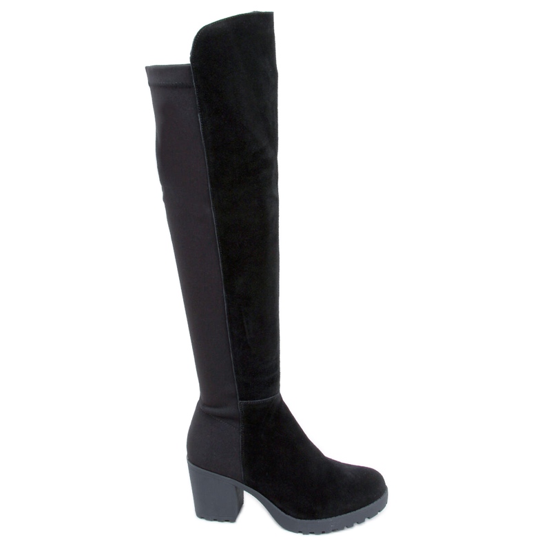 Natural leather Niamh Black boots