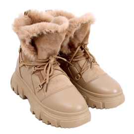 Jarl Khaki women's snow boots beige