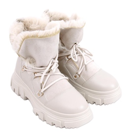 Jarl Beige women's snow boots