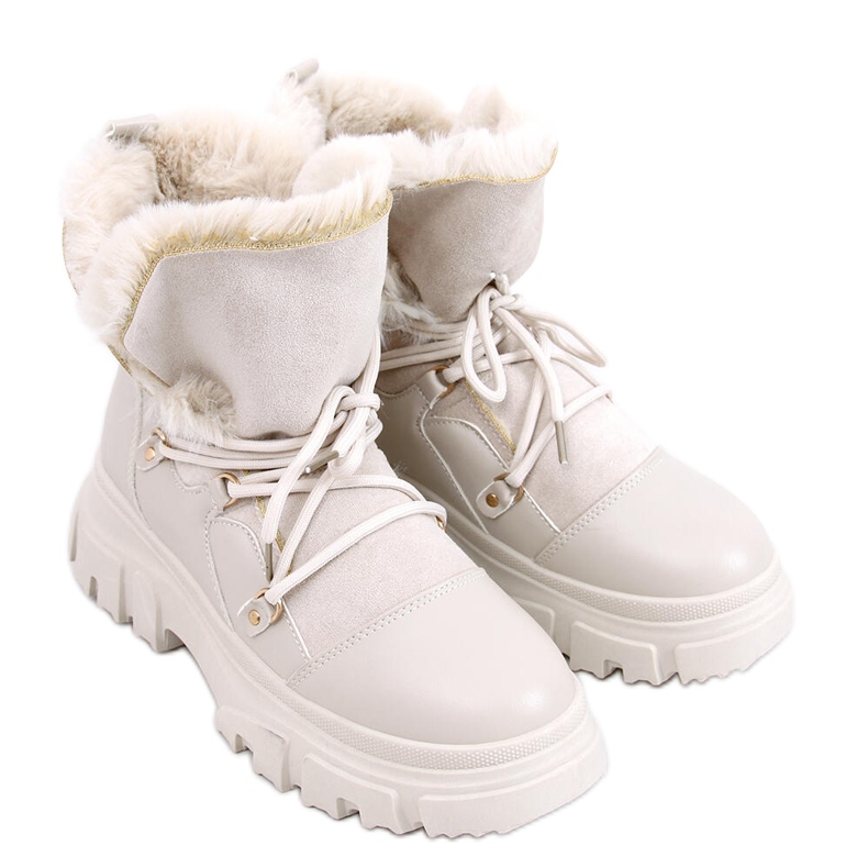 Jarl Beige women's snow boots