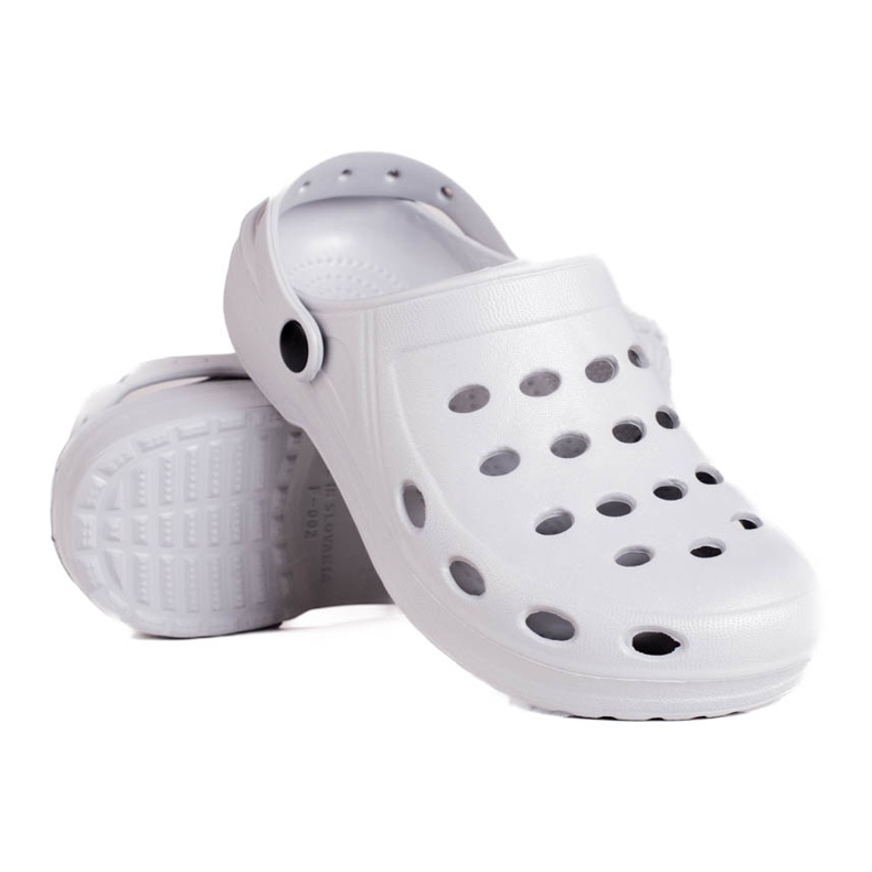 Light women's Shelovet gray slippers grey