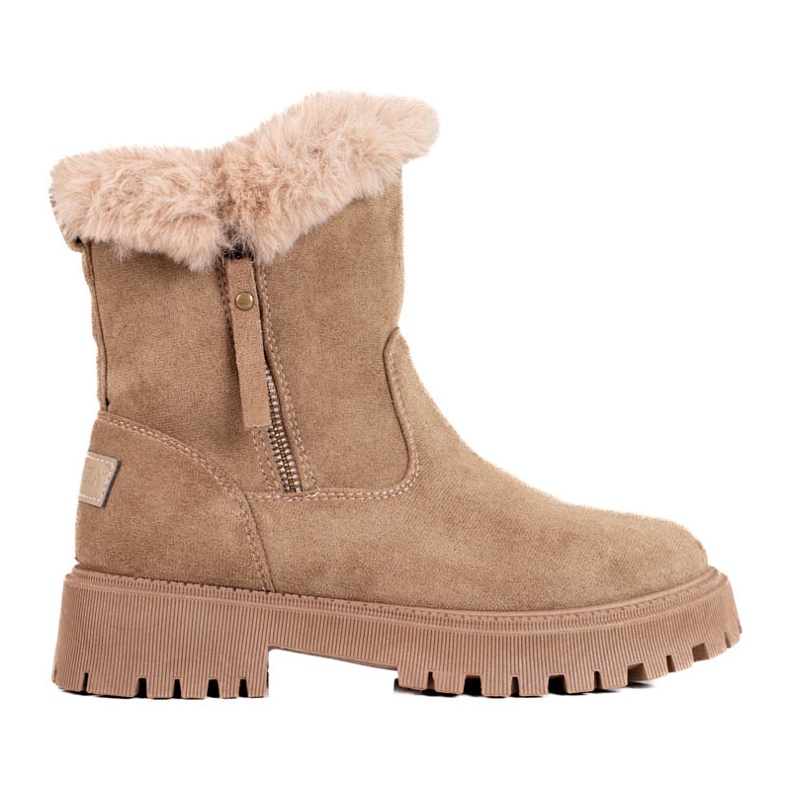 Beige insulated women's Vinceza boots Beige insulated women's Vinceza boots