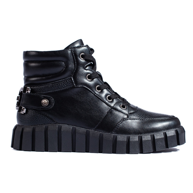 W. Potocki Sports women's boots Potocki black on the platform