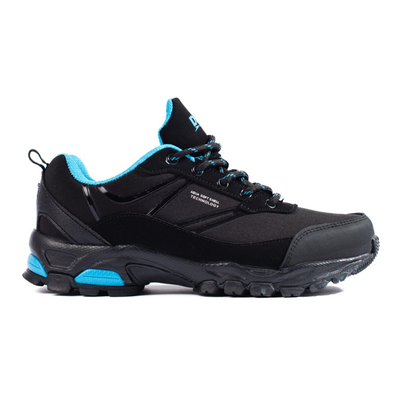 DK black and blue sports trekking shoes for women DK black and blue sports trekking shoes for women