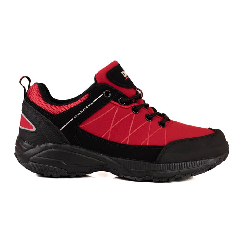 DK red women's trekking shoes black DK red women's trekking shoes black