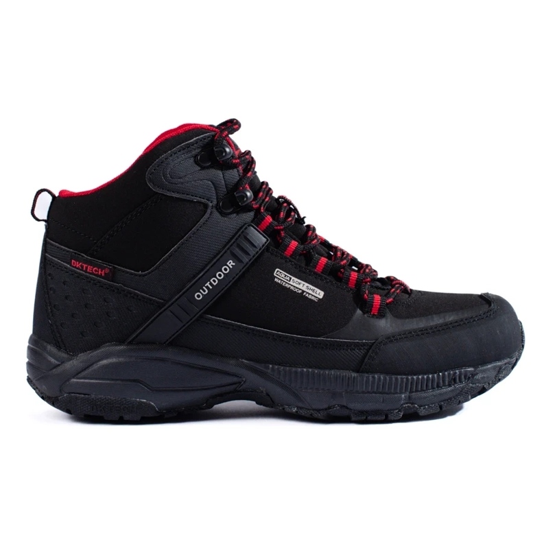 Women's trekking shoes with a high upper DK black