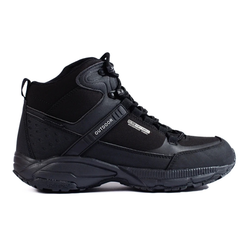 Women's trekking shoes with a high upper DK black