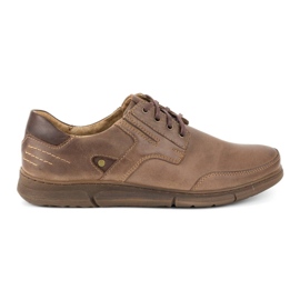 Polbut Casual men's shoes J55 brown