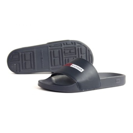 Tommy Hilfiger Embroidery Hilfiger Pool Slide FM0FM04226 navy blue Tommy Hilfiger Embroidery Hilfiger Pool Slide FM0FM04226 navy blue