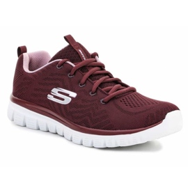 Skechers Graceful Get Connected W 12615-WINE Shoes red